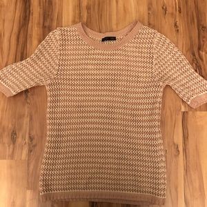 Women’s pink & white Zara top, in great shape!